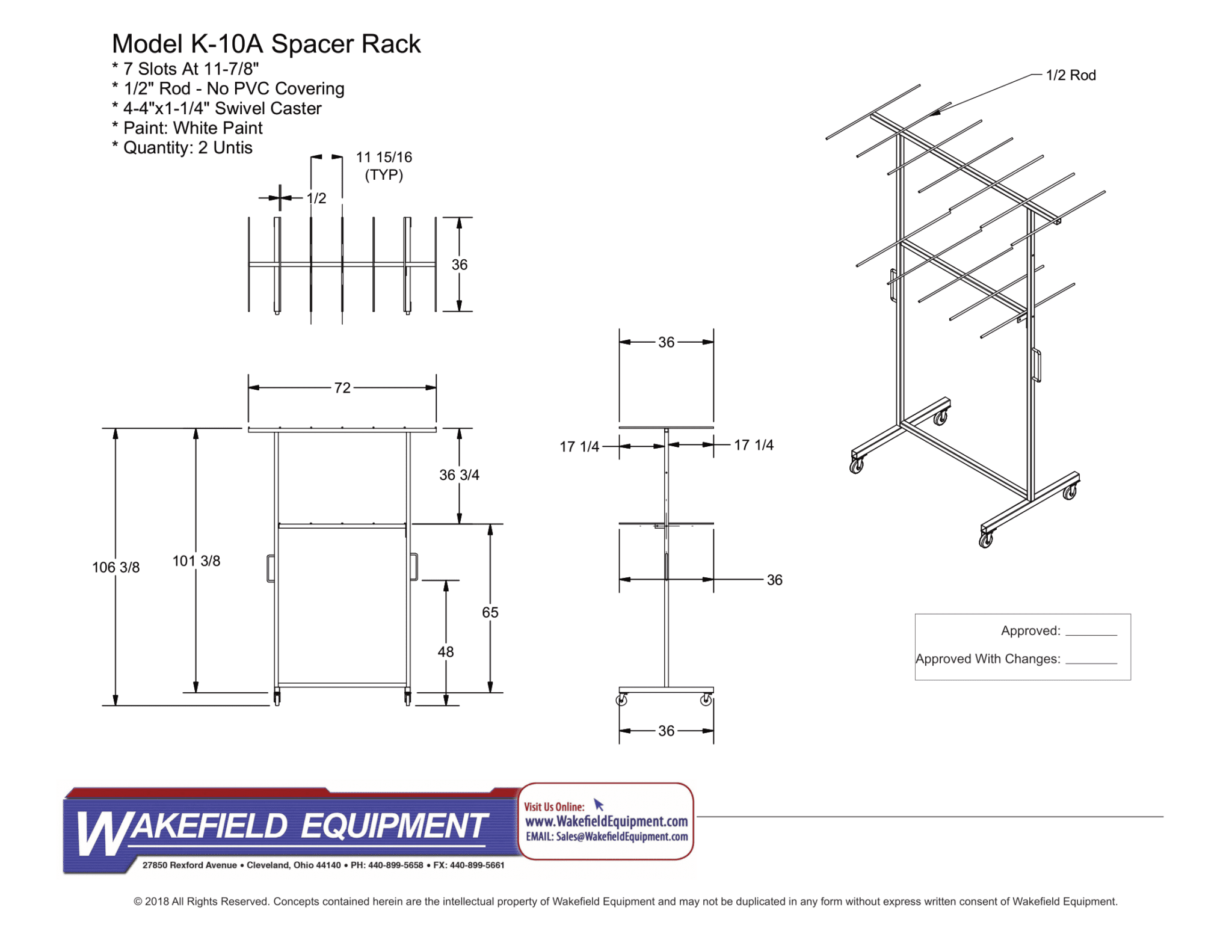 Spacer Racks & Conveyors - Wakefield Equipment